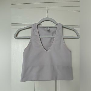 Athleta Cropped Ribbed Fitted Tank Top